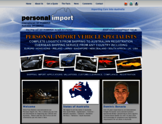 personalimport.com.au screenshot