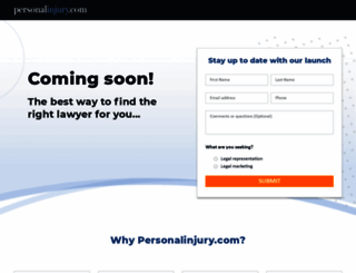 personalinjury.com screenshot