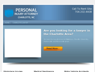 personalinjuryattorneycharlottenc.org screenshot