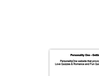 personalityone.com screenshot