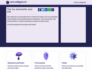 personalityquiz.net screenshot