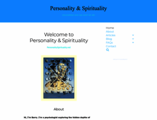 personalityspirituality.net screenshot