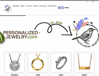 personalized-jewelry.com screenshot