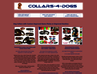 personalized.collars-4-dogs.com screenshot