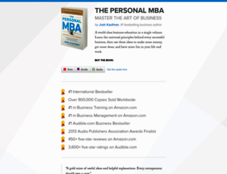 personalmba.com screenshot