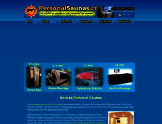 personalsaunas.com screenshot