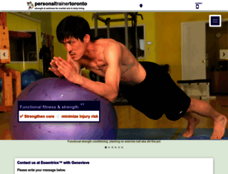 personaltrainertoronto.com screenshot