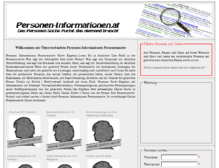personen-informationen.at screenshot
