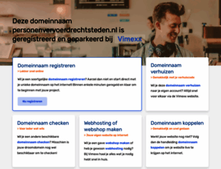 personenvervoerdrechtsteden.nl screenshot