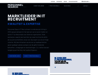 personnelsearch.nl screenshot