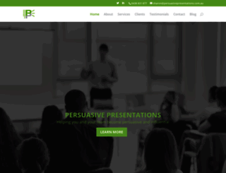 persuasivepresentations.com.au screenshot