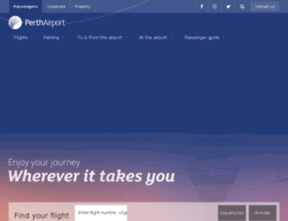 perthairport.com screenshot