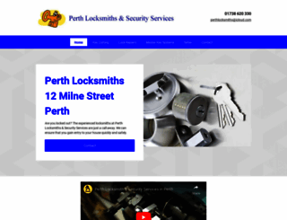 perthlocksmiths.co.uk screenshot