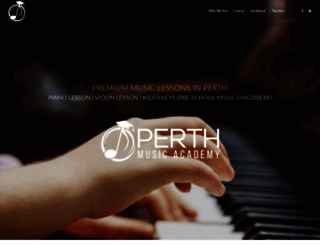 perthmusicacademy.com.au screenshot