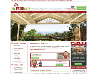 perthpatioguys.com.au screenshot