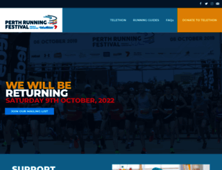 perthrunningfestival.com.au screenshot