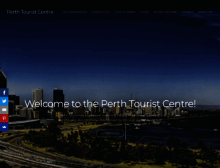 perthtouristcentre.com.au screenshot