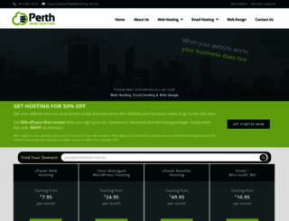 perthwebhosting.net.au screenshot