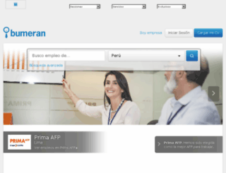 peru.bumeran.com.pe screenshot
