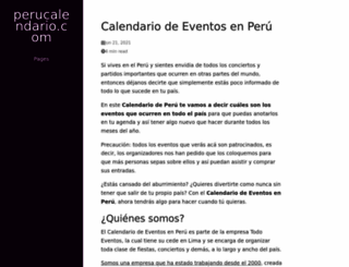 perucalendario.com screenshot