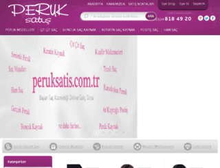 peruksatis.com.tr screenshot