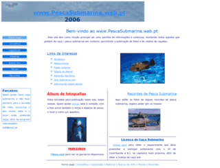 pesca-submarina.planetaclix.pt screenshot