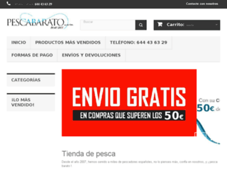 pescabarato.com screenshot