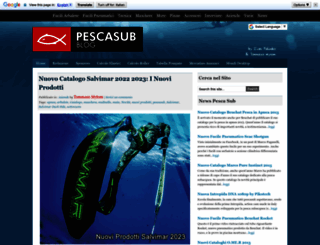pescasublog.it screenshot