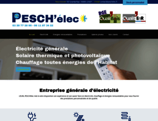 pesch-elec.fr screenshot