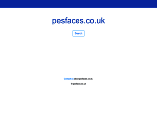 pesfaces.co.uk screenshot