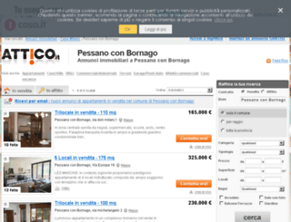 pessanoconbornago.attico.it screenshot