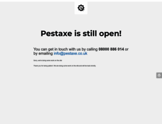 pestaxe.co.uk screenshot