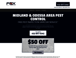 pestcontrol-midland.com screenshot