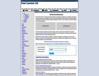 pestcontrol-uk.org screenshot