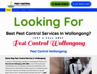 pestcontrol-wollongong.net.au screenshot