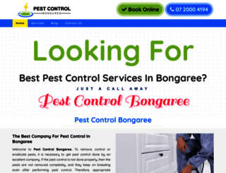 pestcontrolbongaree.com.au screenshot
