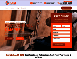 pestcontrolcampbell.com.au screenshot