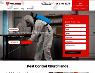 pestcontrolchurchlands.com.au screenshot