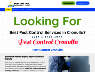 pestcontrolcronulla.com.au screenshot