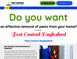 pestcontroldaylesford.com.au screenshot