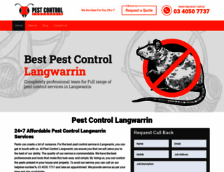 pestcontrollangwarrin.com.au screenshot