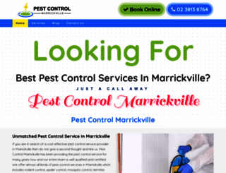 pestcontrolmarrickville.net.au screenshot