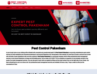 pestcontrolpakenham.com.au screenshot