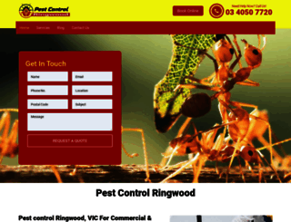 pestcontrolringwood.com.au screenshot