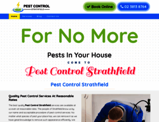pestcontrolstrathfield.com.au screenshot