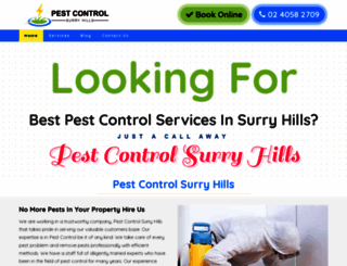 pestcontrolsurryhills.com.au screenshot