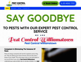 pestcontrolwilliamstown.com.au screenshot