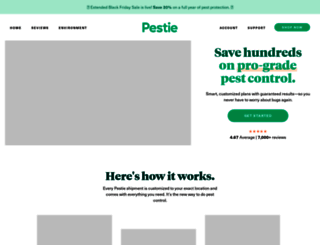 pestie.com screenshot