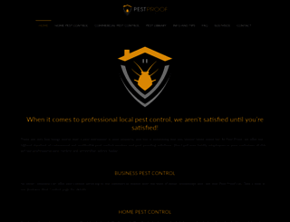 pestproof.com.au screenshot