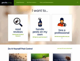 pests.org screenshot